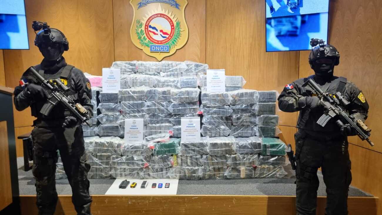 REPÚBLICA DOMINICANA: Autoridades rompen récord al incautar durante este año más de 31 toneladas de drogas