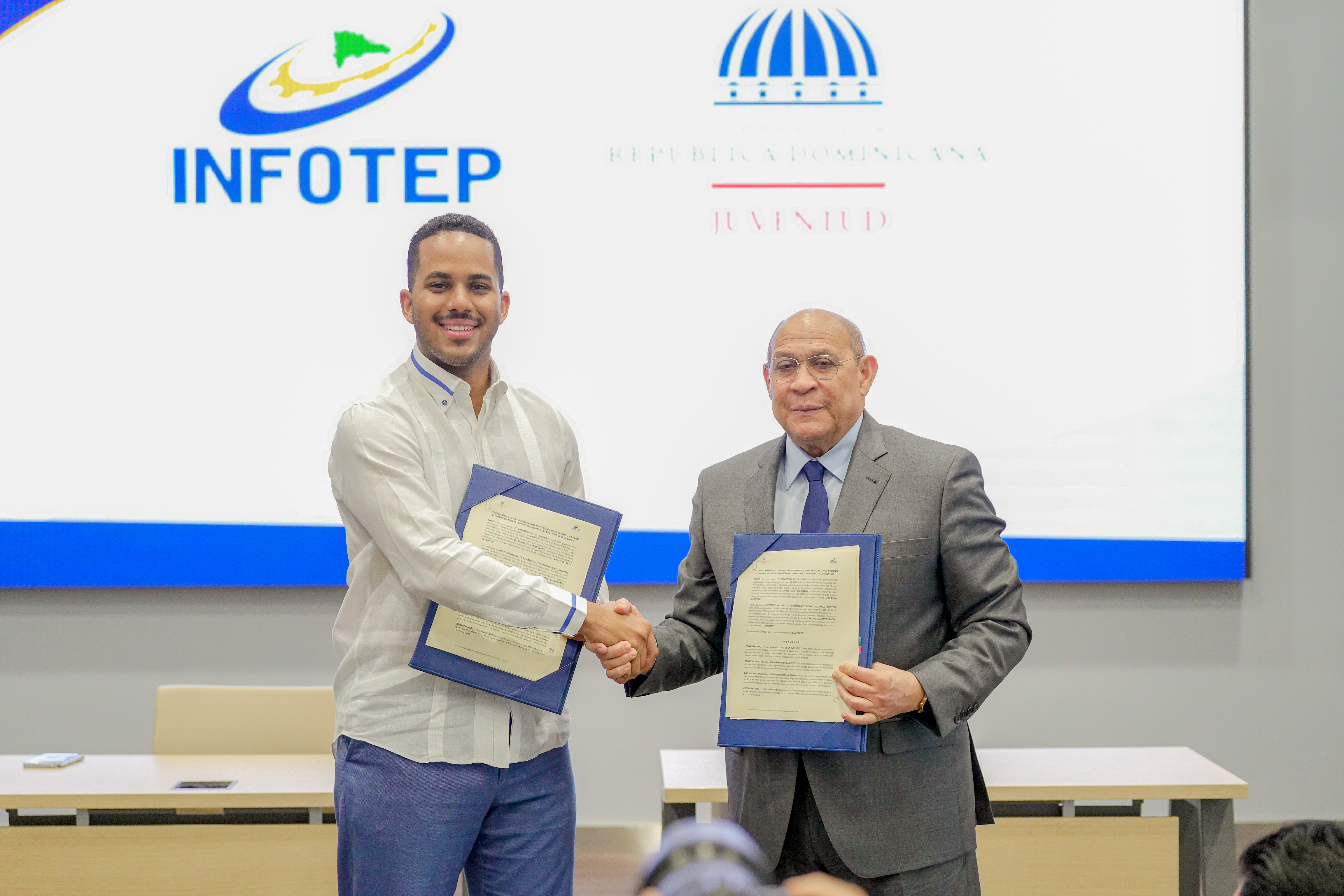 REPÚBLICA DOMINICANA: INFOTEP y el Ministerio de la Juventud pondrán en marcha programa en apoyo a emprendedores y mipymes