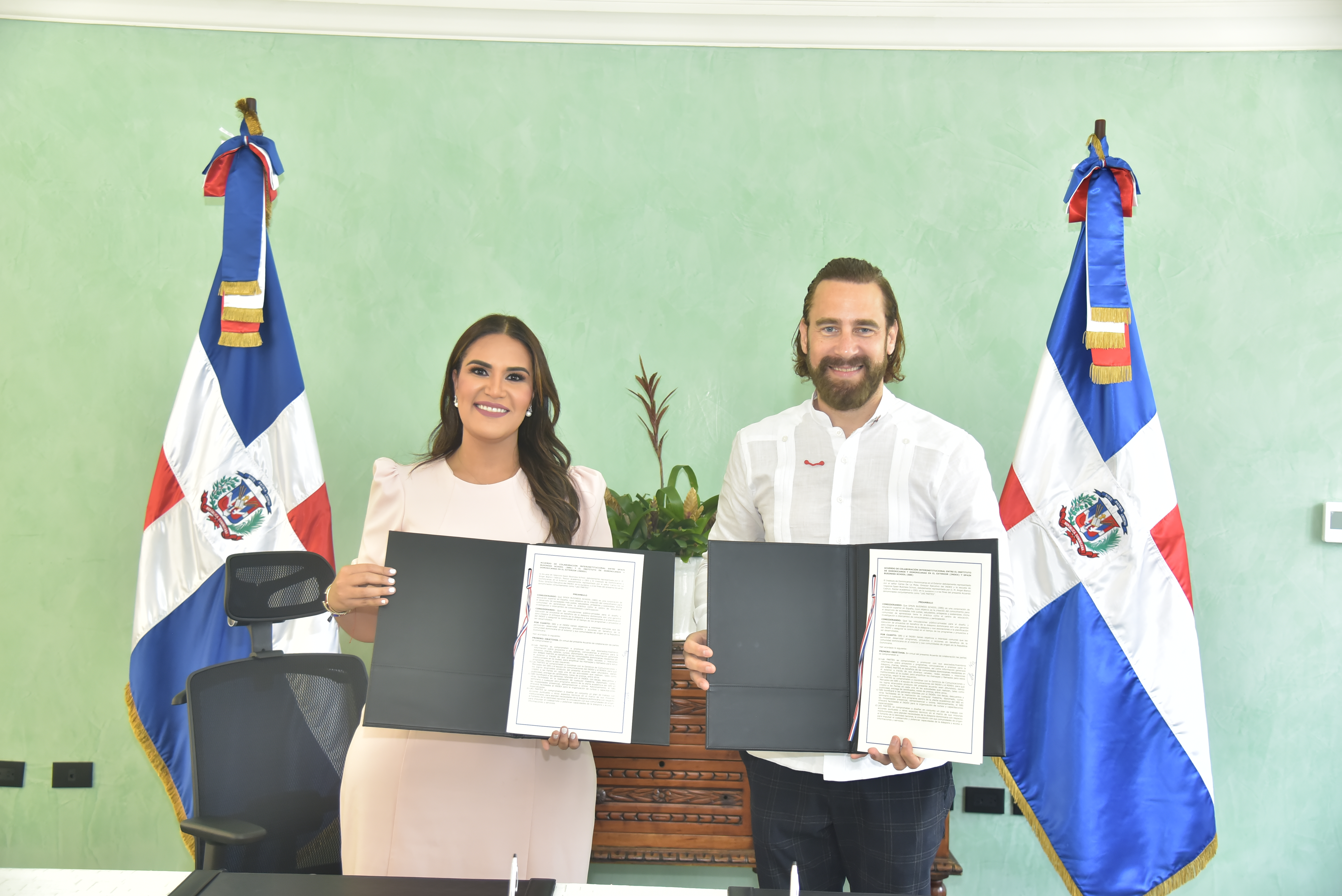 REPÚBLICA DOMINICANA: INDEX y Spain Business School acuerdan facilidades para la formación profesional de los dominicanos residentes en el exterior