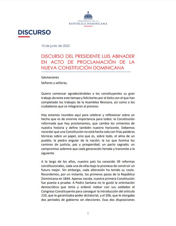 discurso