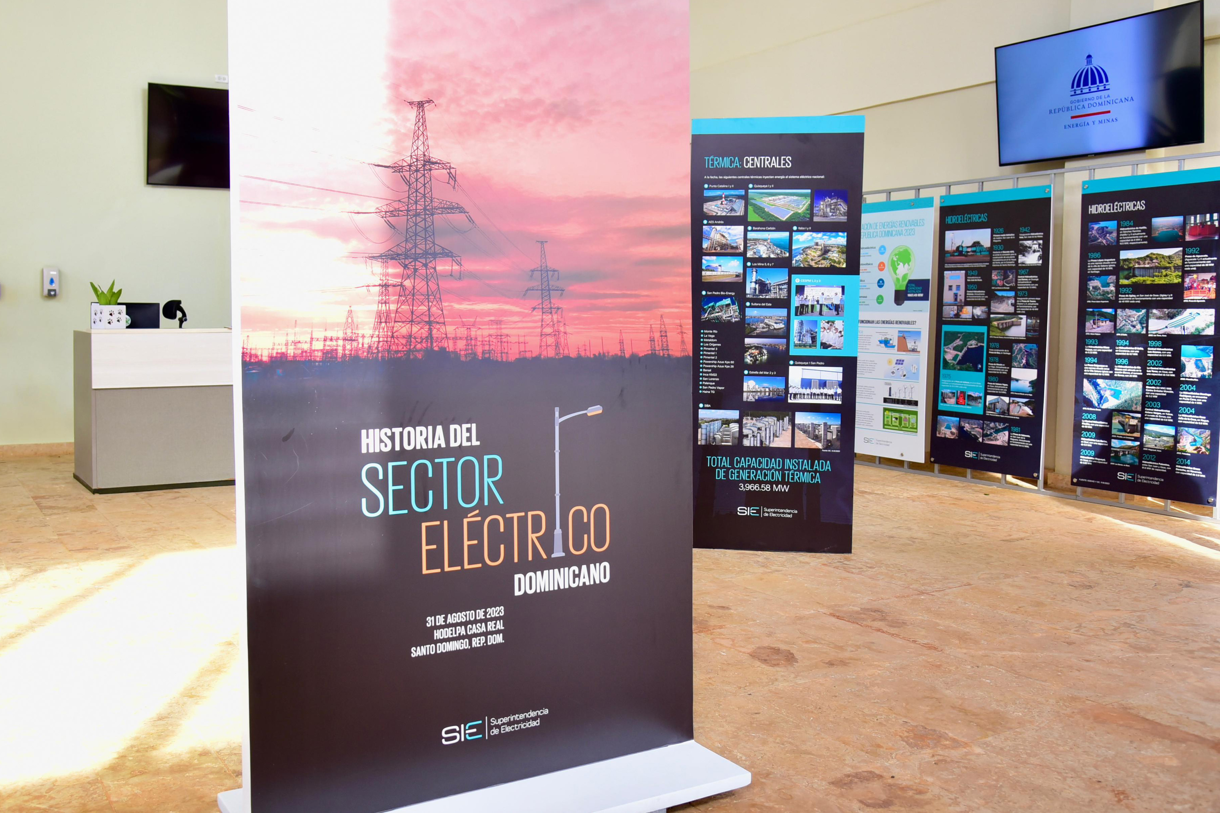 Superintendencia de Electricidad promueve la historia del sector eléctrico dominicano EXPO 20SIE 202