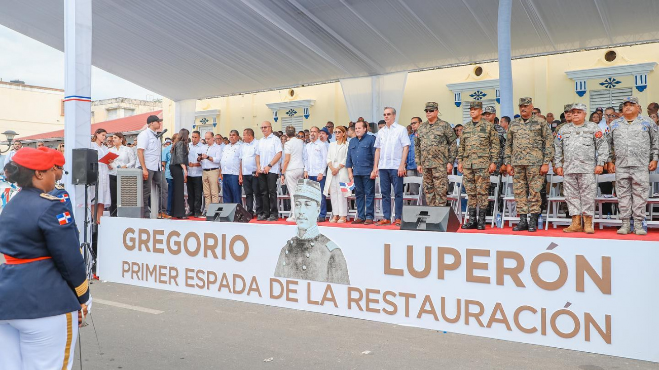 Presidente Abinader en el 183 aniversario del natalicio general Gregorio Luperón