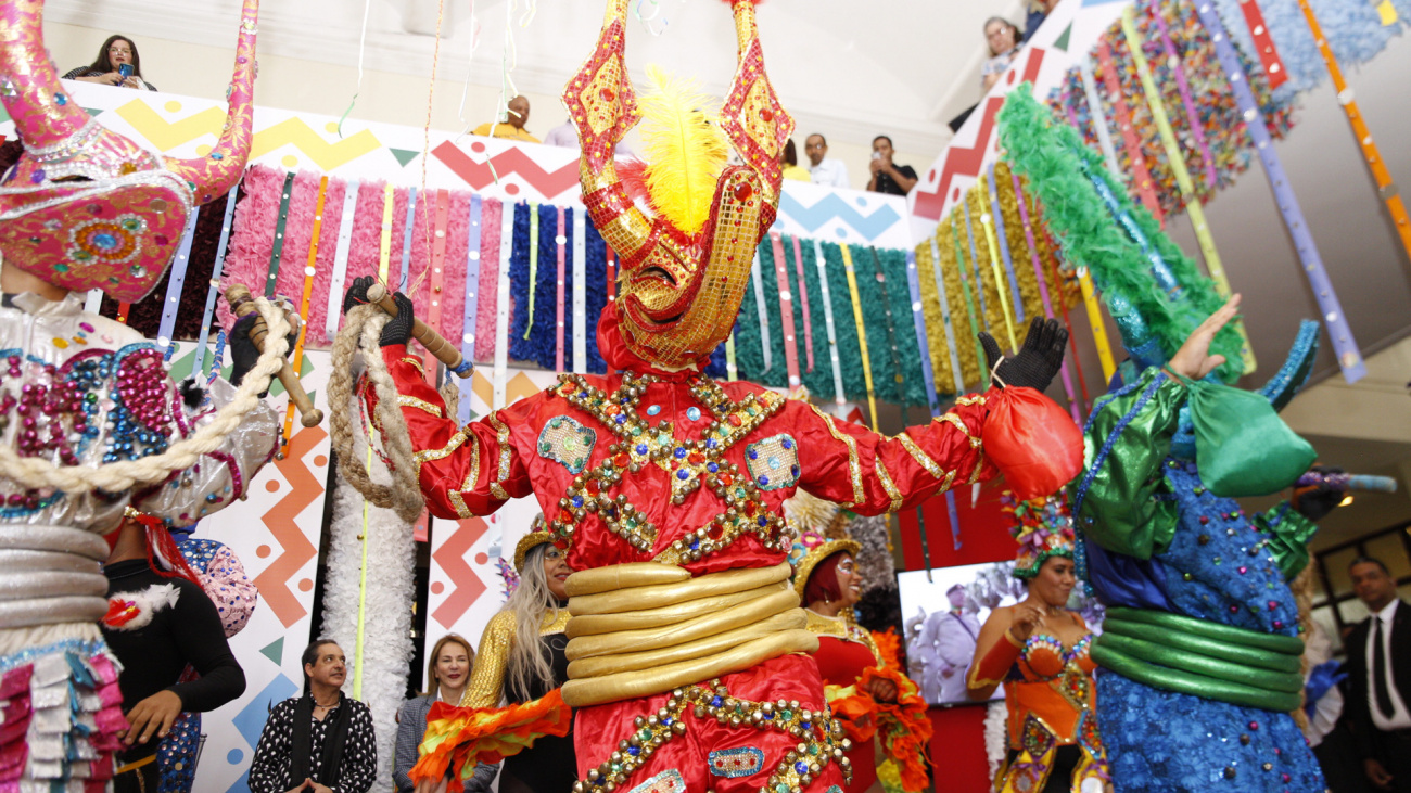 Diablocojuelo durante el carnaval 