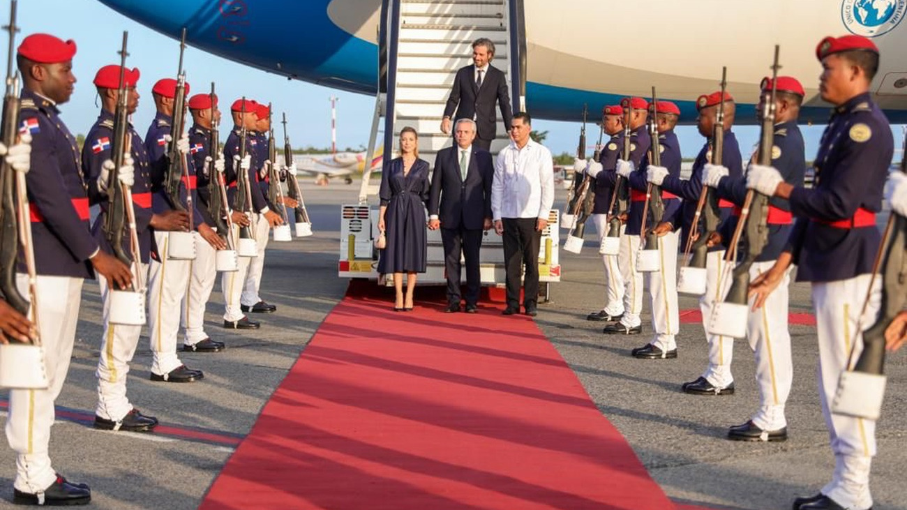 Llegada de presidentes a suelo Dominicano para participar en la cumbre