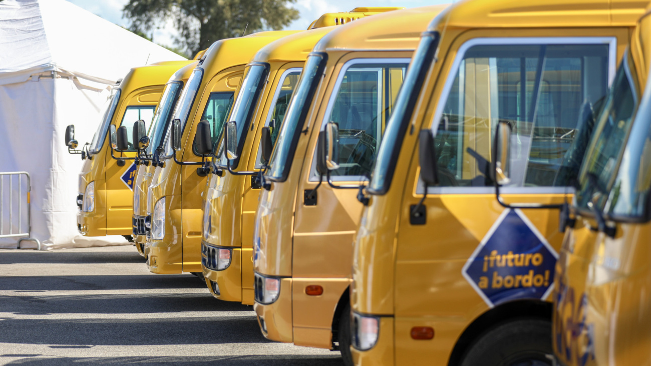 Vehiculos del Sistema de Transporte Estudiantil