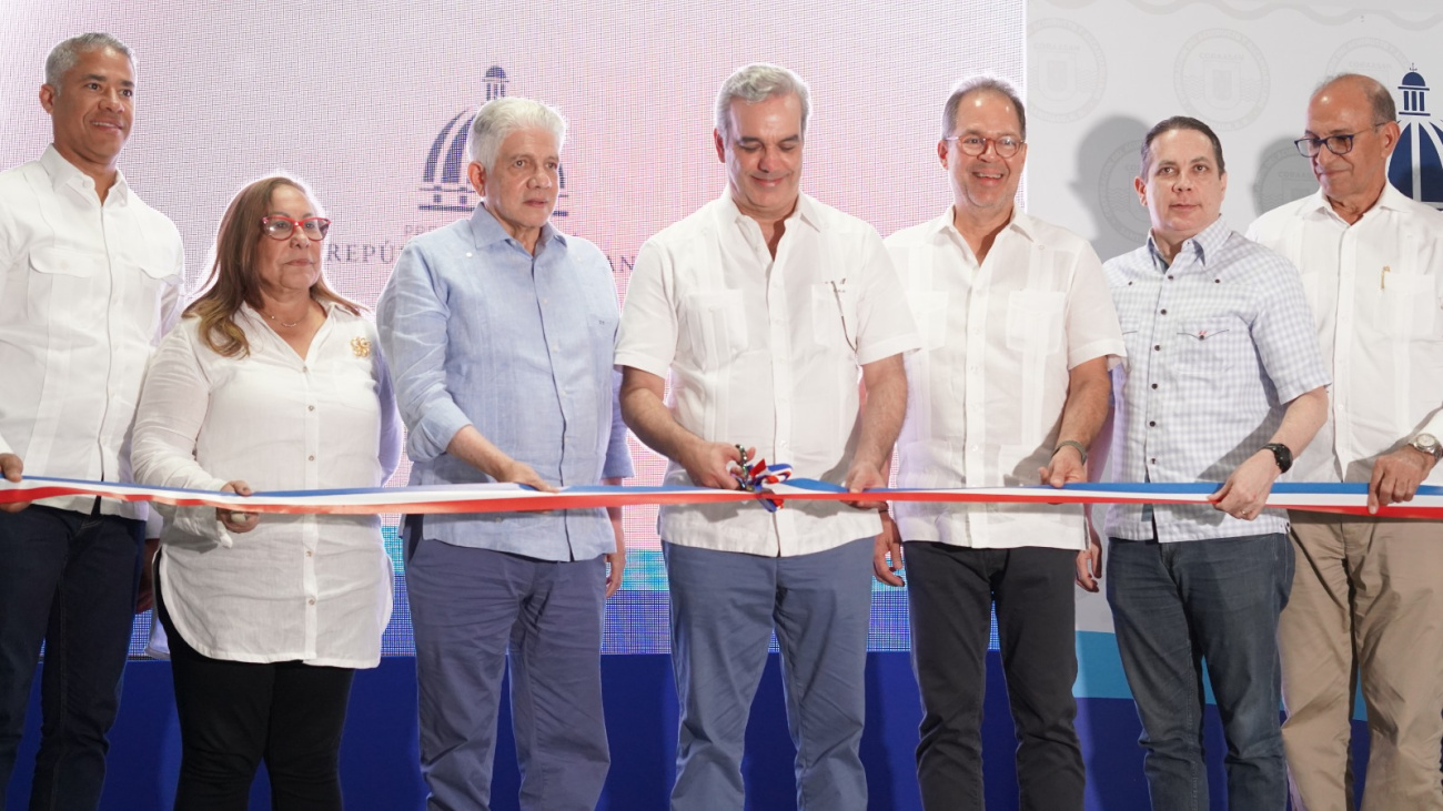 Presidente Abinader inaugura soluciones aguas residuales en Santiago por más de 460 millones de pesos