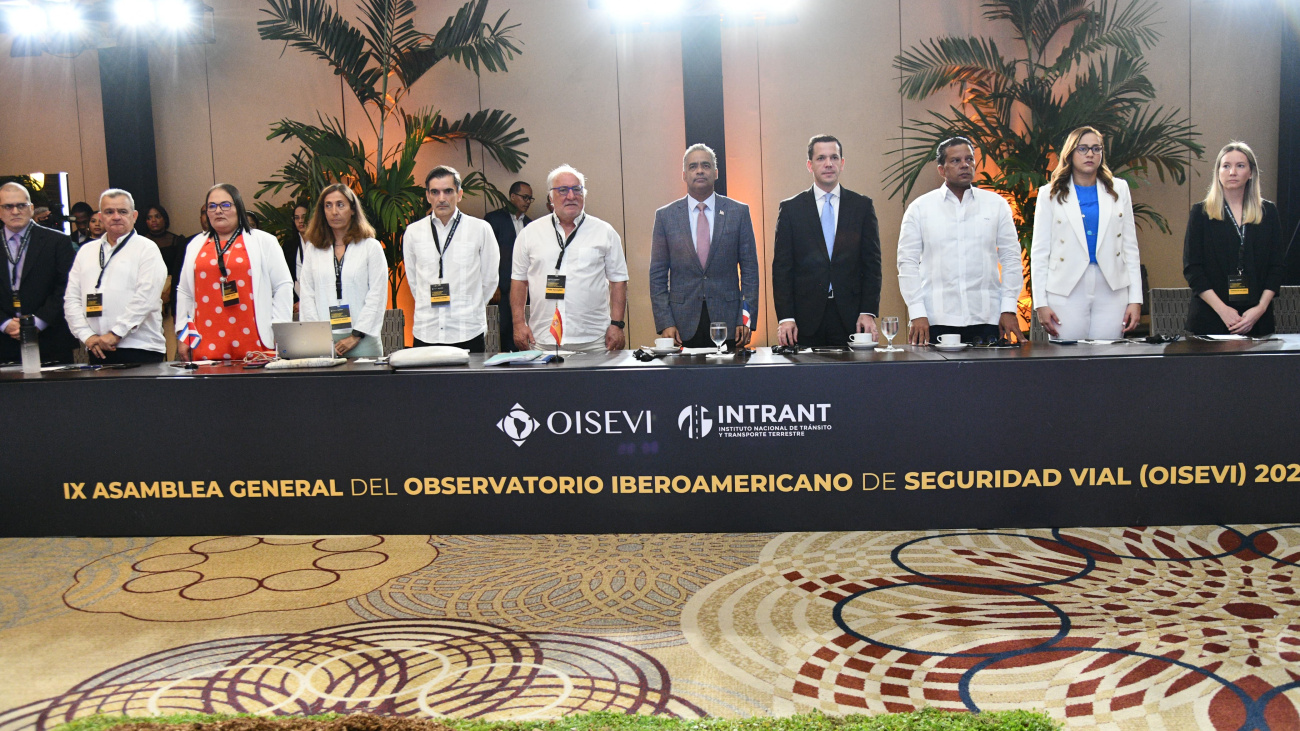 Ministro de la Presidencia encabeza Asamblea General del Observatorio Iberoamericano de Seguridad Vial